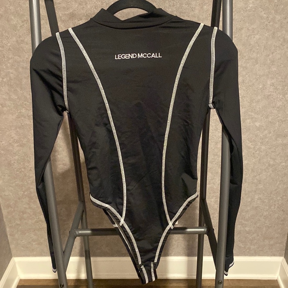 Black bodysuit. Size medium. Brand: Legend McCall